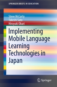 Cover image: Implementing Mobile Language Learning Technologies in Japan 9789811024498