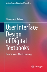 Cover image: User Interface Design of Digital Textbooks 9789811024559