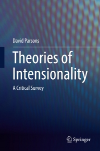 Cover image: Theories of Intensionality 9789811024825