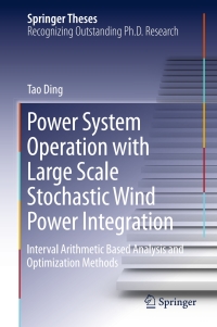 Immagine di copertina: Power System Operation with Large Scale Stochastic Wind Power Integration 9789811025600