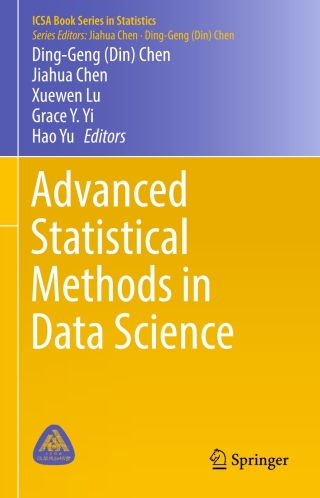 Cover image: Advanced Statistical Methods in Data Science 9789811025938