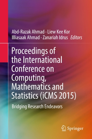 Cover image: Proceedings of the International Conference on Computing, Mathematics and Statistics (iCMS 2015) 9789811027703