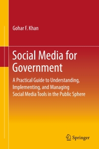 Cover image: Social Media for Government 9789811029400