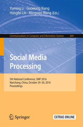 表紙画像: Social Media Processing 9789811029929