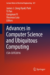 Cover image: Advances in Computer Science and Ubiquitous Computing 9789811030222