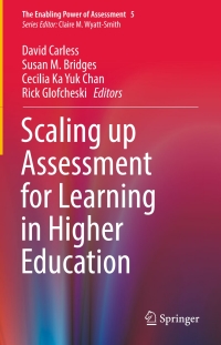 Cover image: Scaling up Assessment for Learning in Higher Education 9789811030437