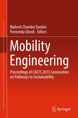 Cover image: Mobility Engineering 9789811030987