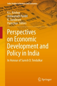 Imagen de portada: Perspectives on Economic Development and Policy in India 9789811031496