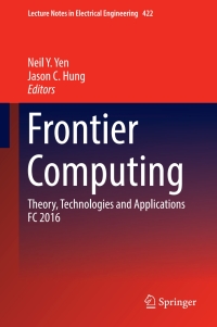 Titelbild: Frontier Computing 9789811031861