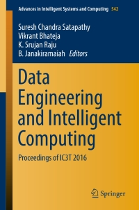 Cover image: Data Engineering and Intelligent Computing 9789811032226