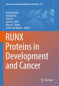 Immagine di copertina: RUNX Proteins in Development and Cancer 9789811032318