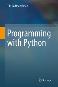 Imagen de portada: Programming with Python 9789811032769