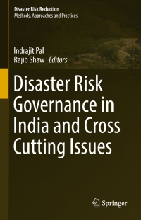 Titelbild: Disaster Risk Governance in India and Cross Cutting Issues 9789811033094