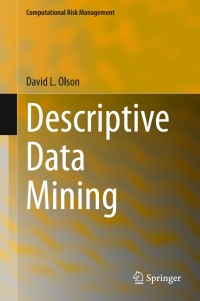 Cover image: Descriptive Data Mining 9789811033391