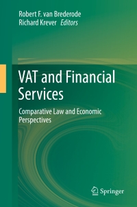 Imagen de portada: VAT and Financial Services 9789811034633