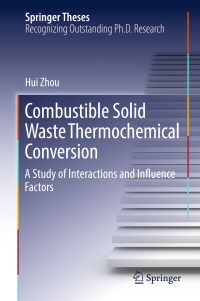 Titelbild: Combustible Solid Waste Thermochemical Conversion 9789811038266
