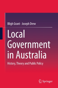 Cover image: Local Government in Australia 9789811038655