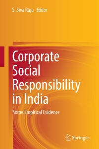 Cover image: Corporate Social Responsibility in India 9789811039010