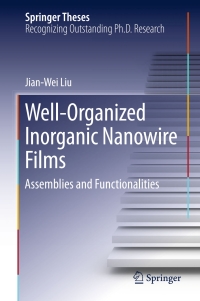 Immagine di copertina: Well-Organized Inorganic Nanowire Films 9789811039461