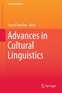 Cover image: Advances in Cultural Linguistics 9789811040559