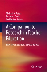 Omslagafbeelding: A Companion to Research in Teacher Education 9789811040733