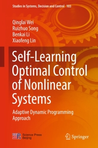 Imagen de portada: Self-Learning Optimal Control of Nonlinear Systems 9789811040795