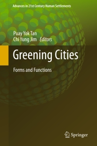 Cover image: Greening Cities 9789811041112
