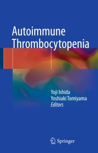 Imagen de portada: Autoimmune Thrombocytopenia 9789811041419