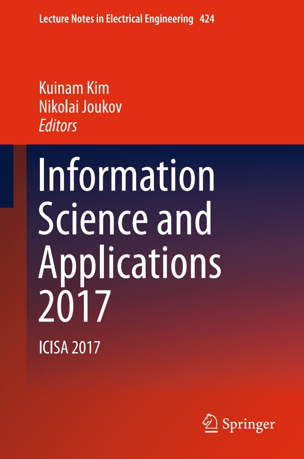 Information Science and Applications 2017 ICISA 2017