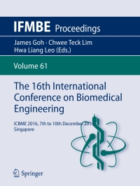 Omslagafbeelding: The 16th International Conference on Biomedical Engineering 9789811042195