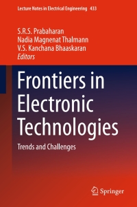 Omslagafbeelding: Frontiers in Electronic Technologies 9789811042348