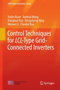 Cover image: Control Techniques for LCL-Type Grid-Connected Inverters 9789811042768