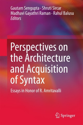 Cover image: Perspectives on the Architecture and Acquisition of Syntax 9789811042942