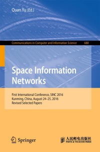 Omslagafbeelding: Space Information Networks 9789811044021