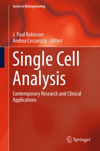 Imagen de portada: Single Cell Analysis 9789811044984