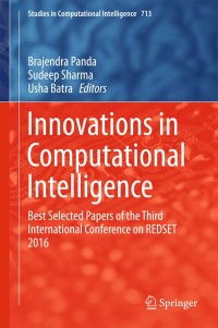 Cover image: Innovations in Computational Intelligence 9789811045547