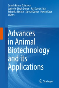 صورة الغلاف: Advances in Animal Biotechnology and its Applications 9789811047015