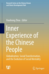 Titelbild: Inner Experience of the Chinese People 9789811049859