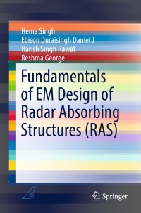 صورة الغلاف: Fundamentals of EM Design of Radar Absorbing Structures (RAS) 9789811050794
