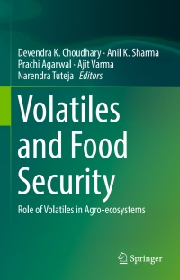 Titelbild: Volatiles and Food Security 9789811055522