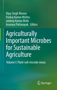 Cover image: Agriculturally Important Microbes for Sustainable Agriculture 9789811055881