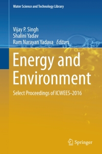 Imagen de portada: Energy and Environment 9789811057977