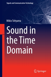 Titelbild: Sound in the Time Domain 9789811058875