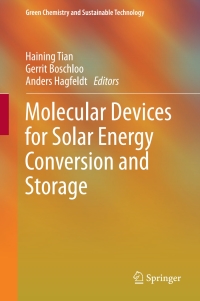 Cover image: Molecular Devices for Solar Energy Conversion and Storage 9789811059230