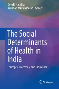 Imagen de portada: The Social Determinants of Health in India 9789811059988