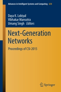 Omslagafbeelding: Next-Generation Networks 9789811060045