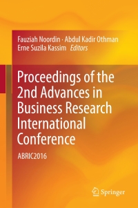 Omslagafbeelding: Proceedings of the 2nd Advances in Business Research International Conference 9789811060526