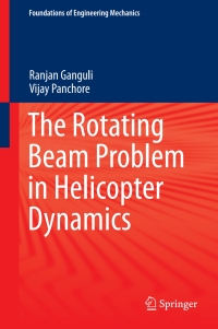 Imagen de portada: The Rotating Beam Problem in Helicopter Dynamics 9789811060977