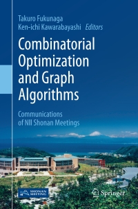Imagen de portada: Combinatorial Optimization and Graph Algorithms 9789811061462