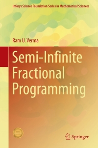 Cover image: Semi-Infinite Fractional Programming 9789811062551
